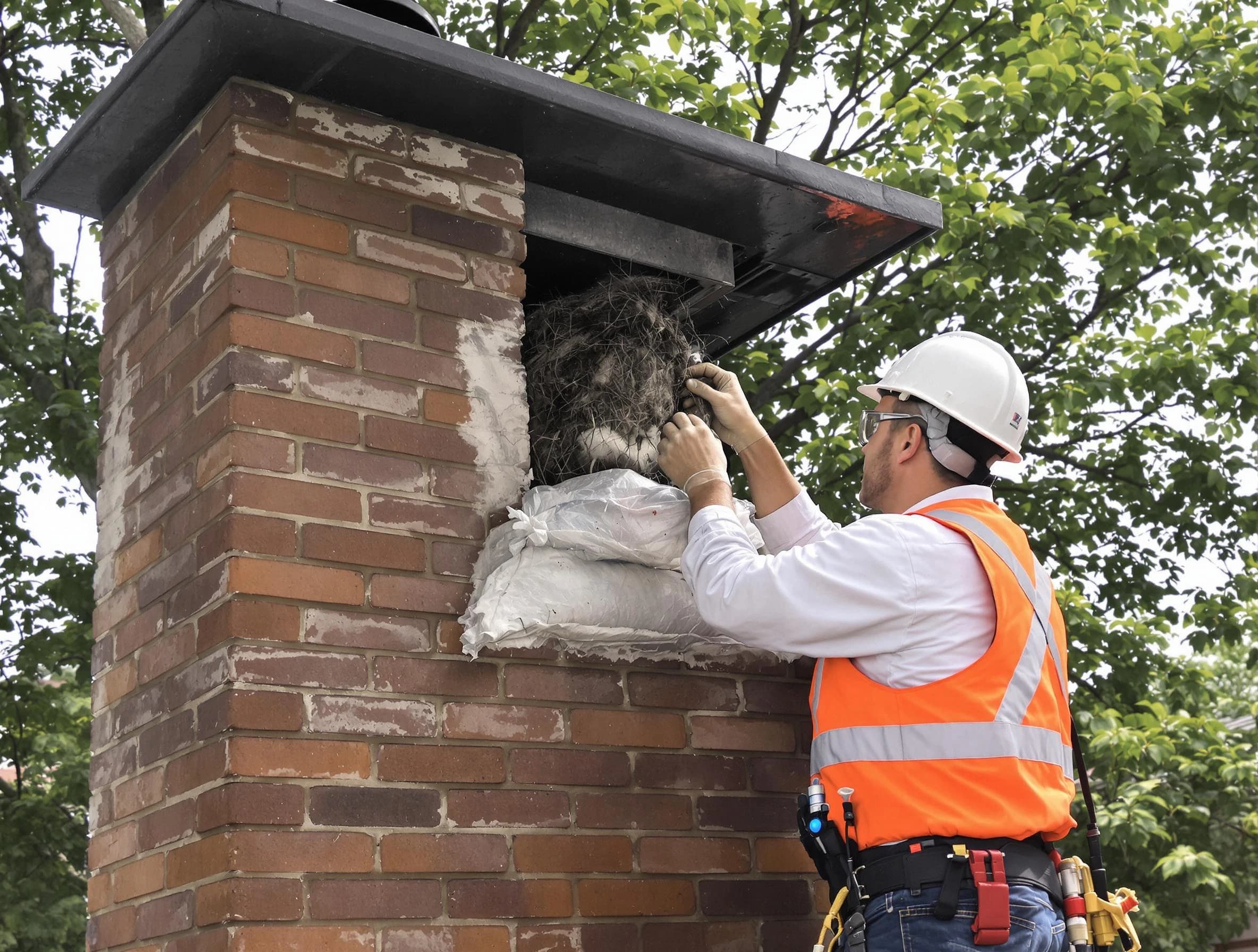 Humane removal of debris and animals by Rockwood Chimney Sweep in Rockwood, VA