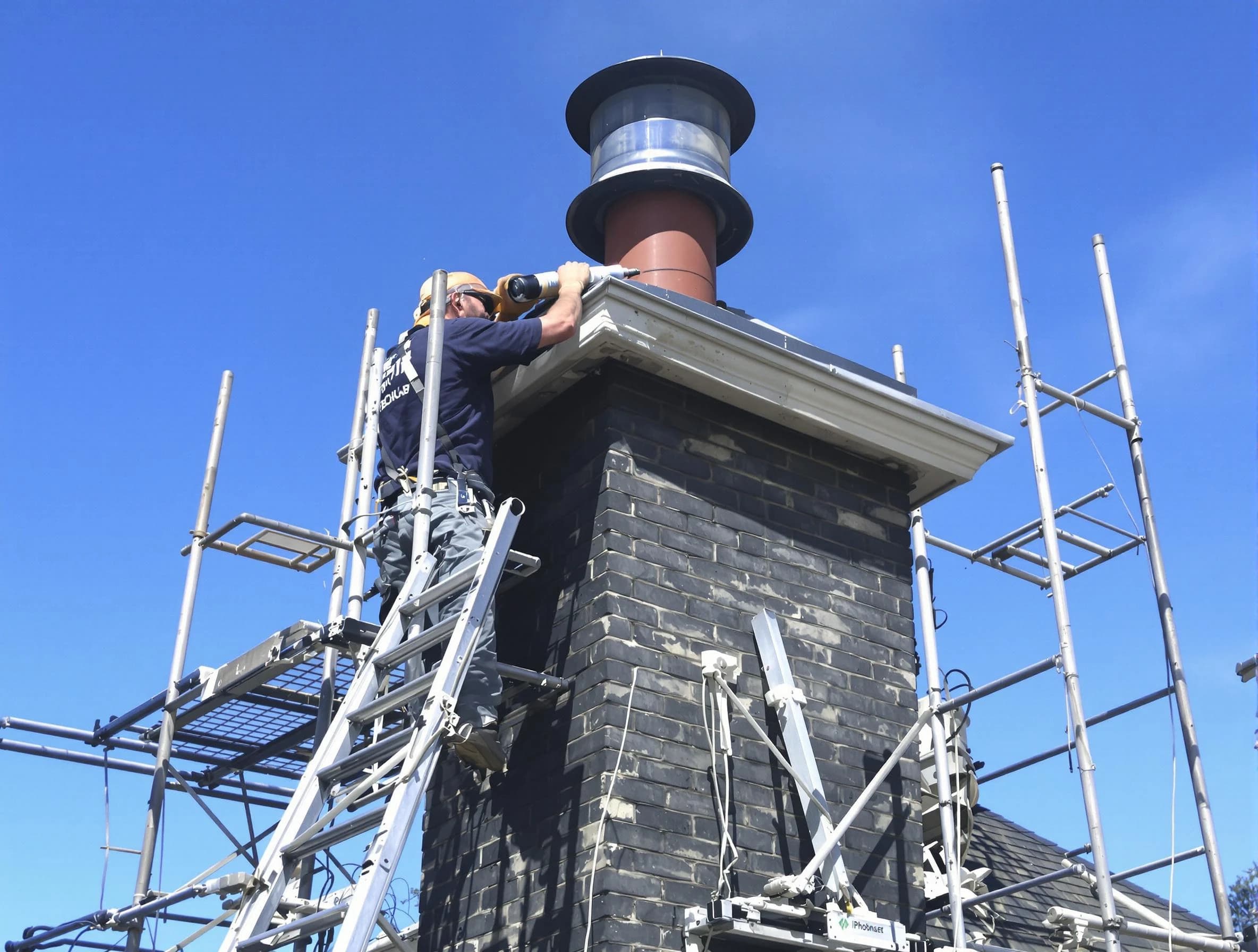 Sturdy chimney crown finished by Rockwood Chimney Sweep in Rockwood, VA