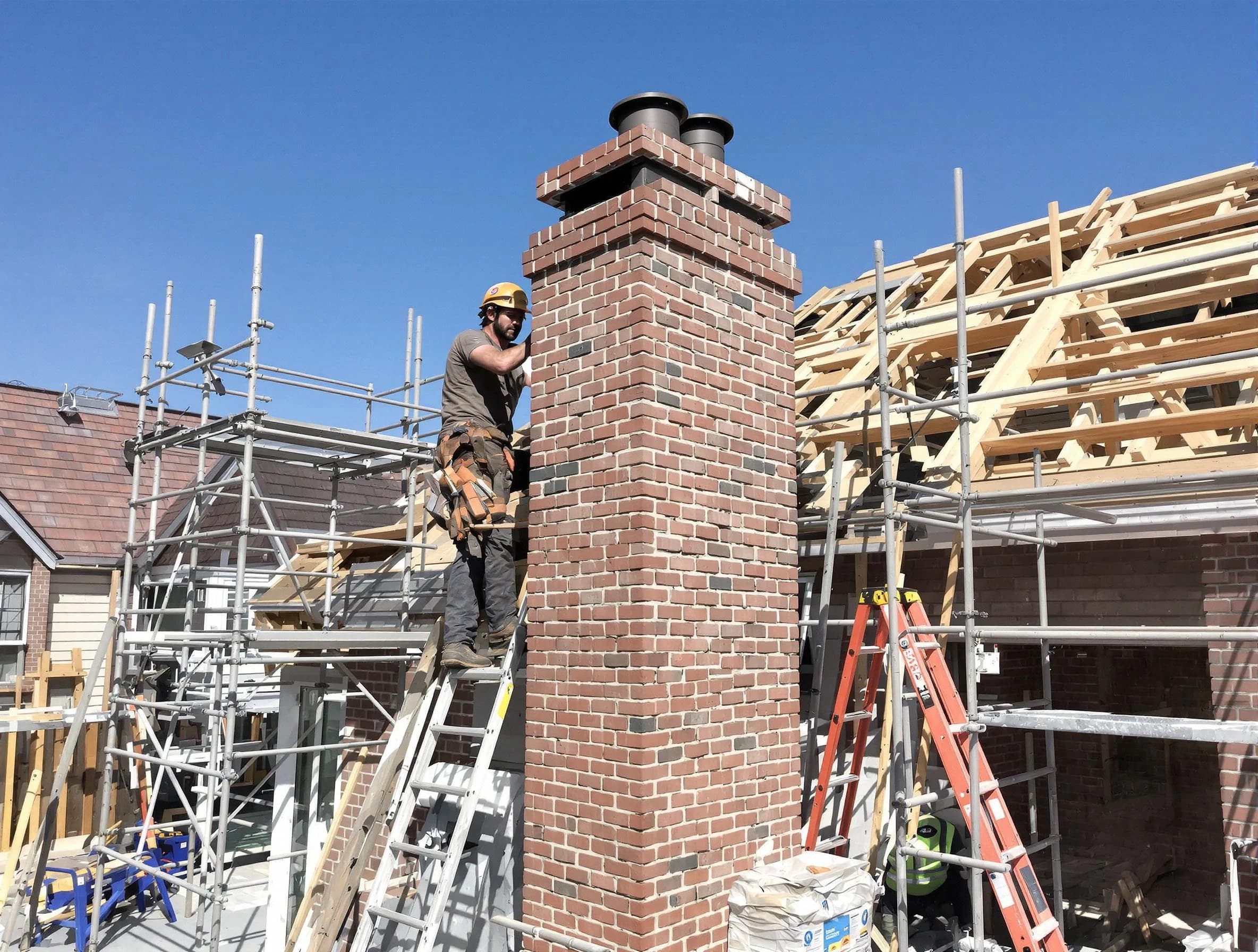 New chimney installation completed by Rockwood Chimney Sweep in Rockwood, VA