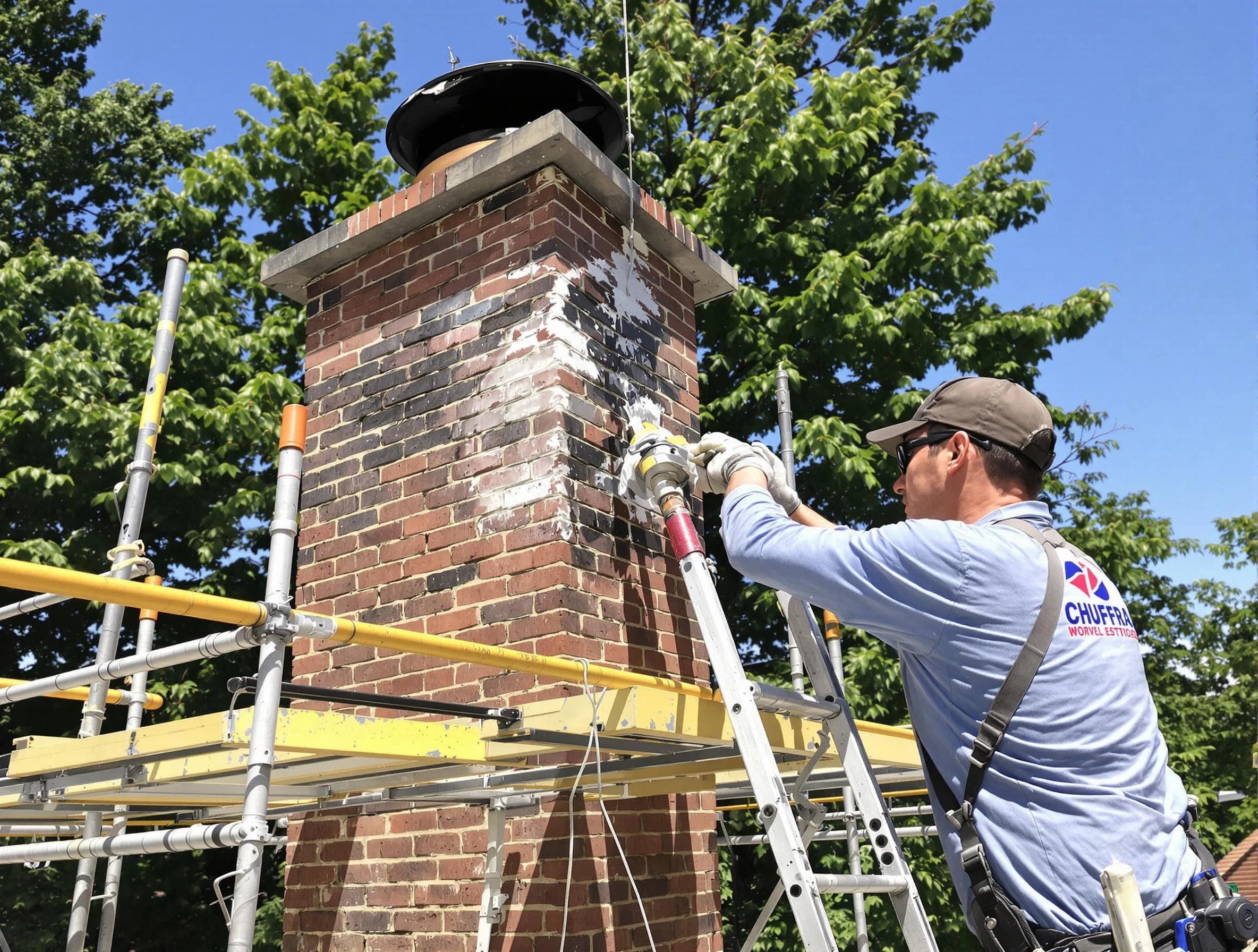 Structural chimney repair by Rockwood Chimney Sweep in Rockwood, VA