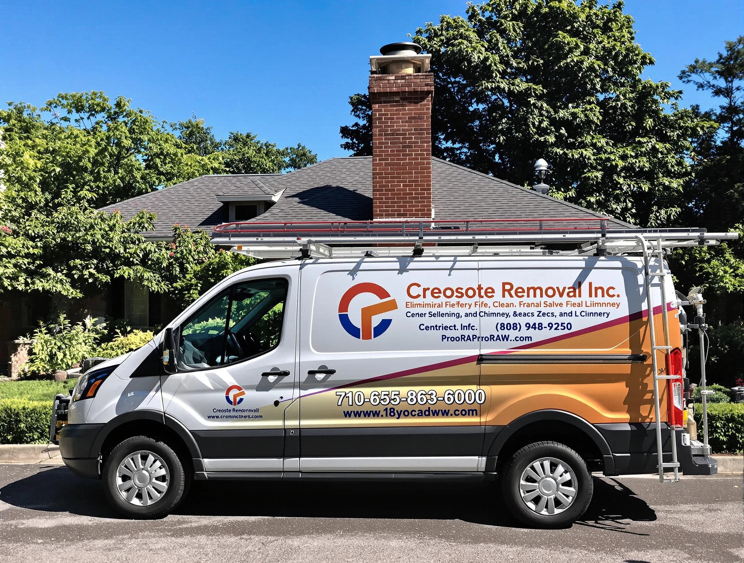 Rockwood Chimney Sweep technician removing creosote safely in Rockwood, VA